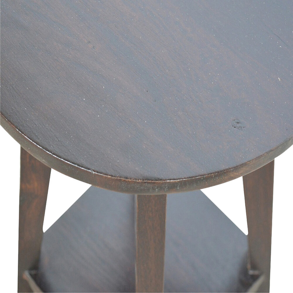 Walnut Finish Bar Stool with Undercarriage for reselling