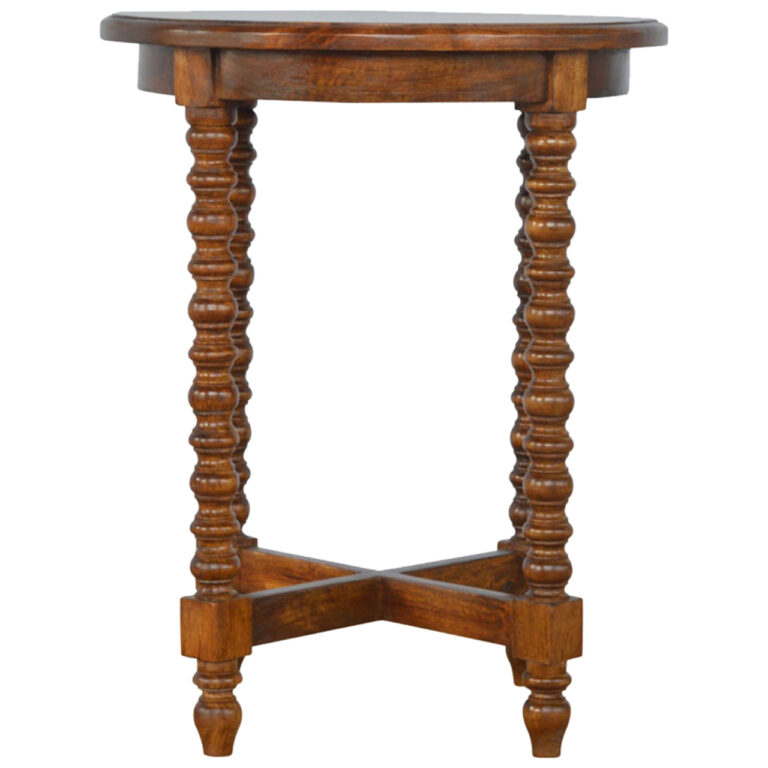 Mango Wood Small Round Tea Table for resale