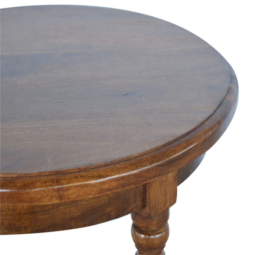 wholesale Mango Wood Small Round Tea Table for resale