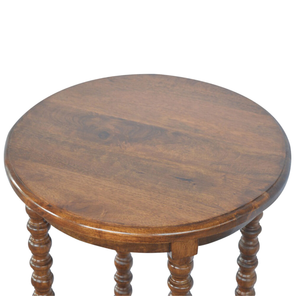 Mango Wood Small Round Tea Table for resell