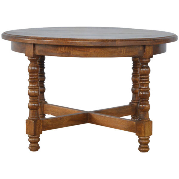 Mango Wood Occasional Round Side Table for resale