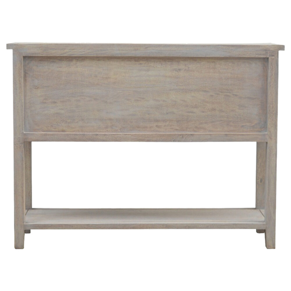 2 Door 4 Drawer Stone Acid Wash Glazed Console Table for wholesale
