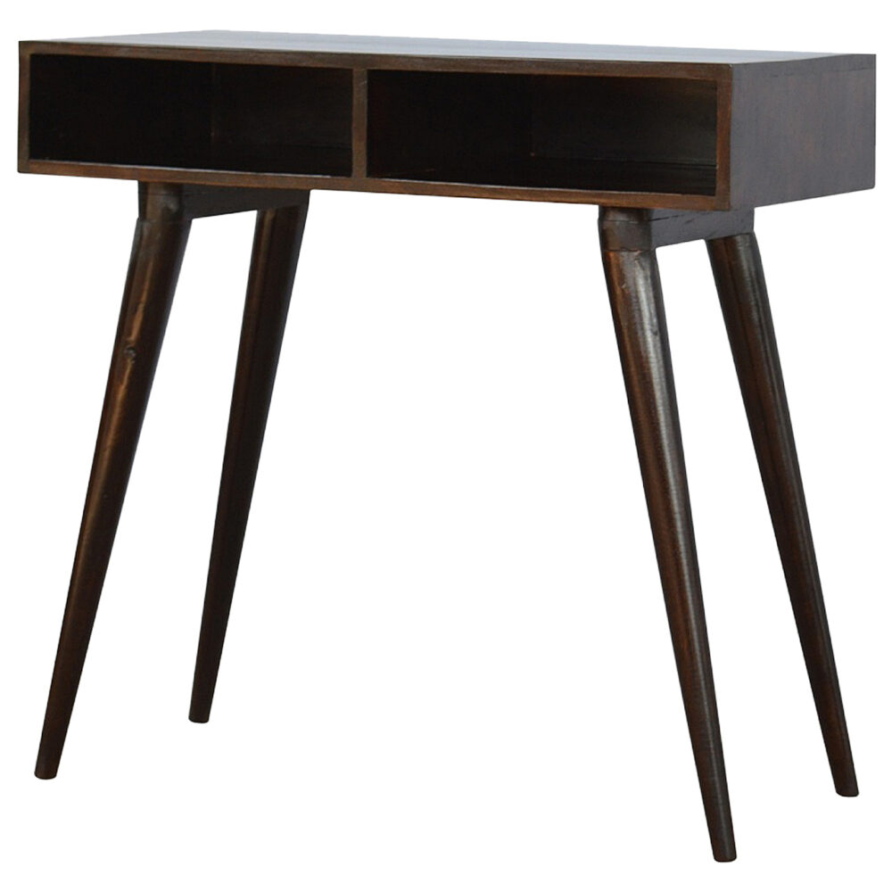 wholesale Walnut Nordic Style Writing Desk with 2 Open Slots for resale