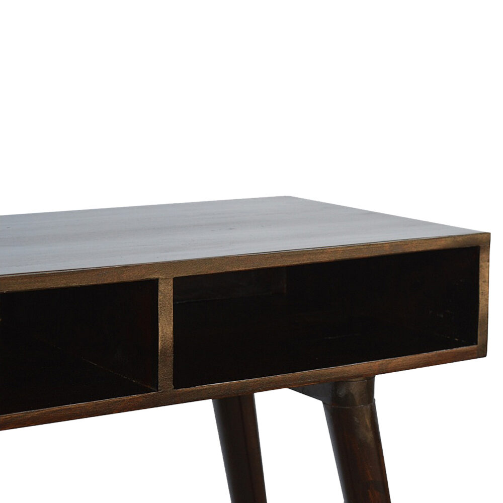 wholesale Walnut Nordic Style Writing Desk with 2 Open Slots for resale