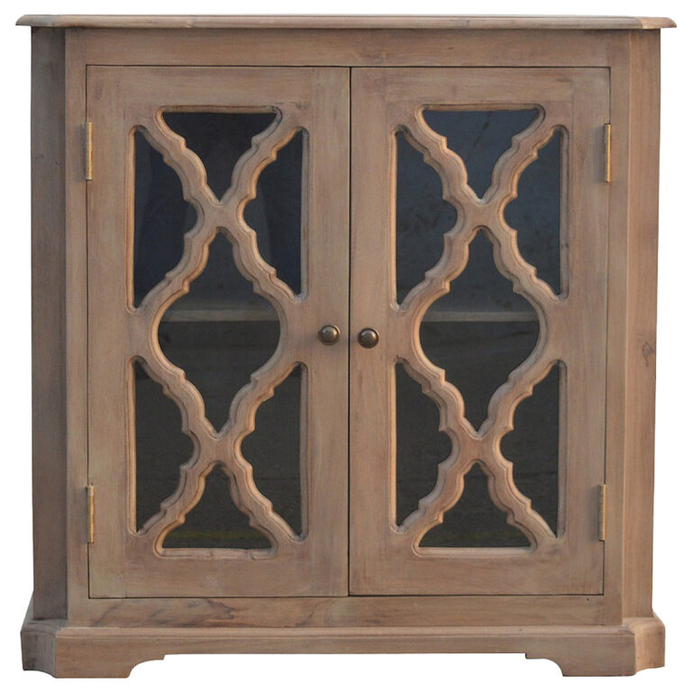 Sideboard with 2 Hand Carved Glazed Doors for resale