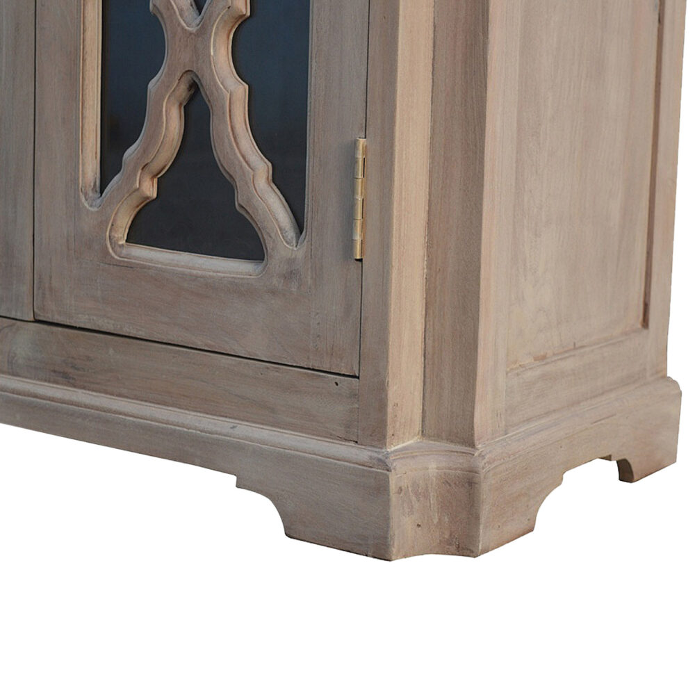 Sideboard with 2 Hand Carved Glazed Doors for resell