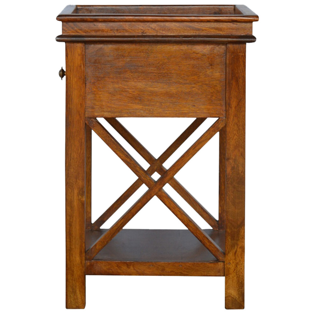 Solid Wood Criss-Cross End Table for wholesale