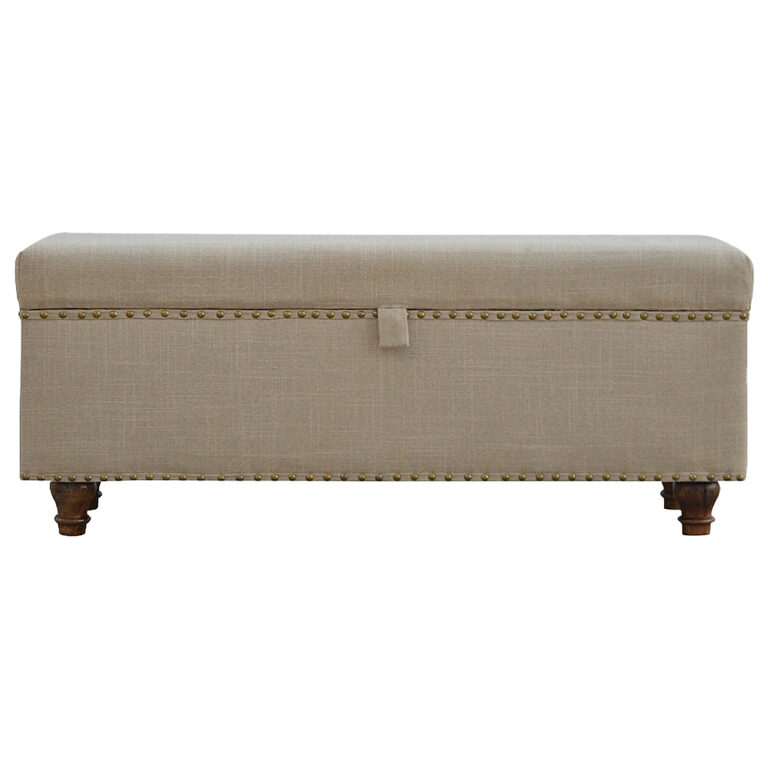 Studded Hallways Linen Lid-up Bench for resale