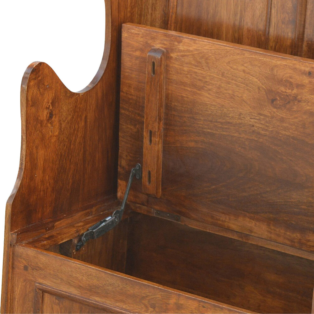 Lid up County Style Monks Bench dropshipping