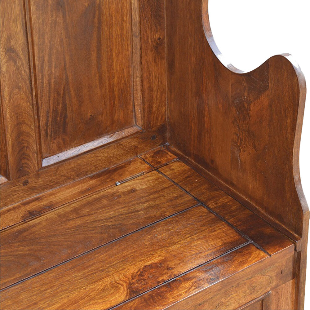 Lid up County Style Monks Bench for resell