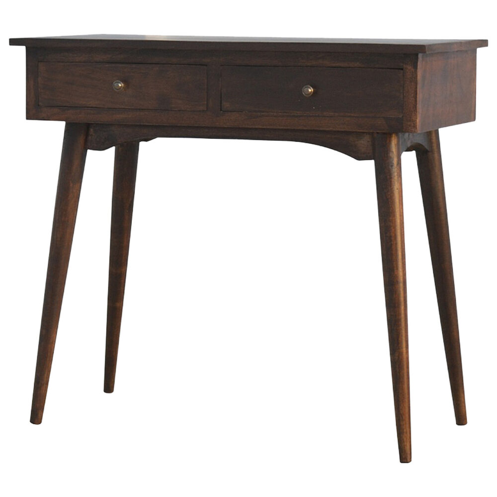 wholesale 2 Drawer Walnut Hallway Console Table for resale