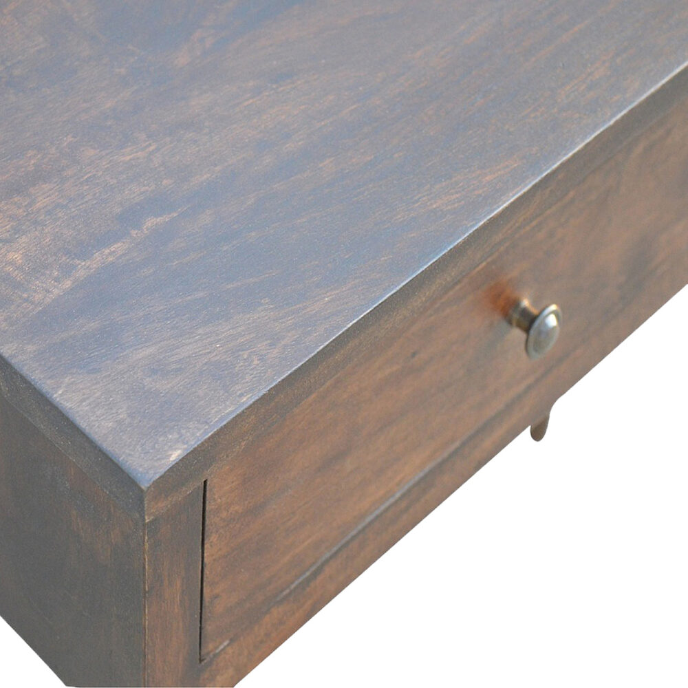 2 Drawer Walnut Hallway Console Table for reselling