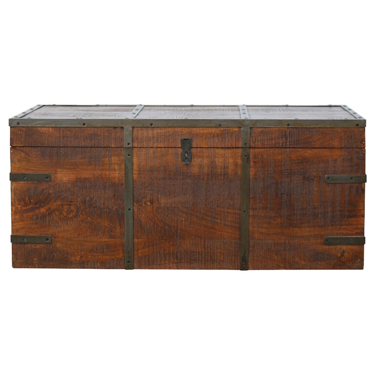 Storage Box With Iron Work for resale
