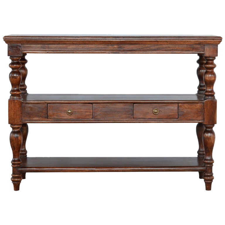 Solid Wood Turned Leg Console Table for resale