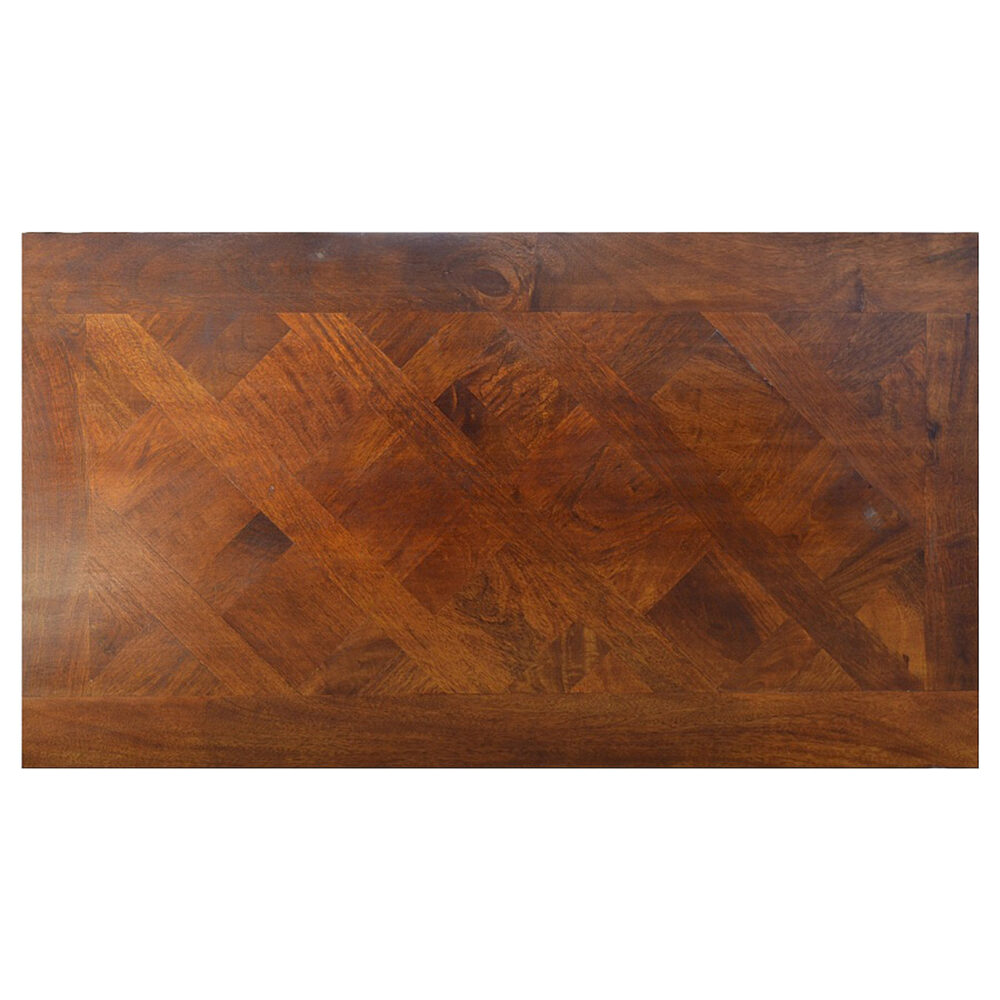 Square Solid Wood Turned Leg Country Coffee Table for wholesale