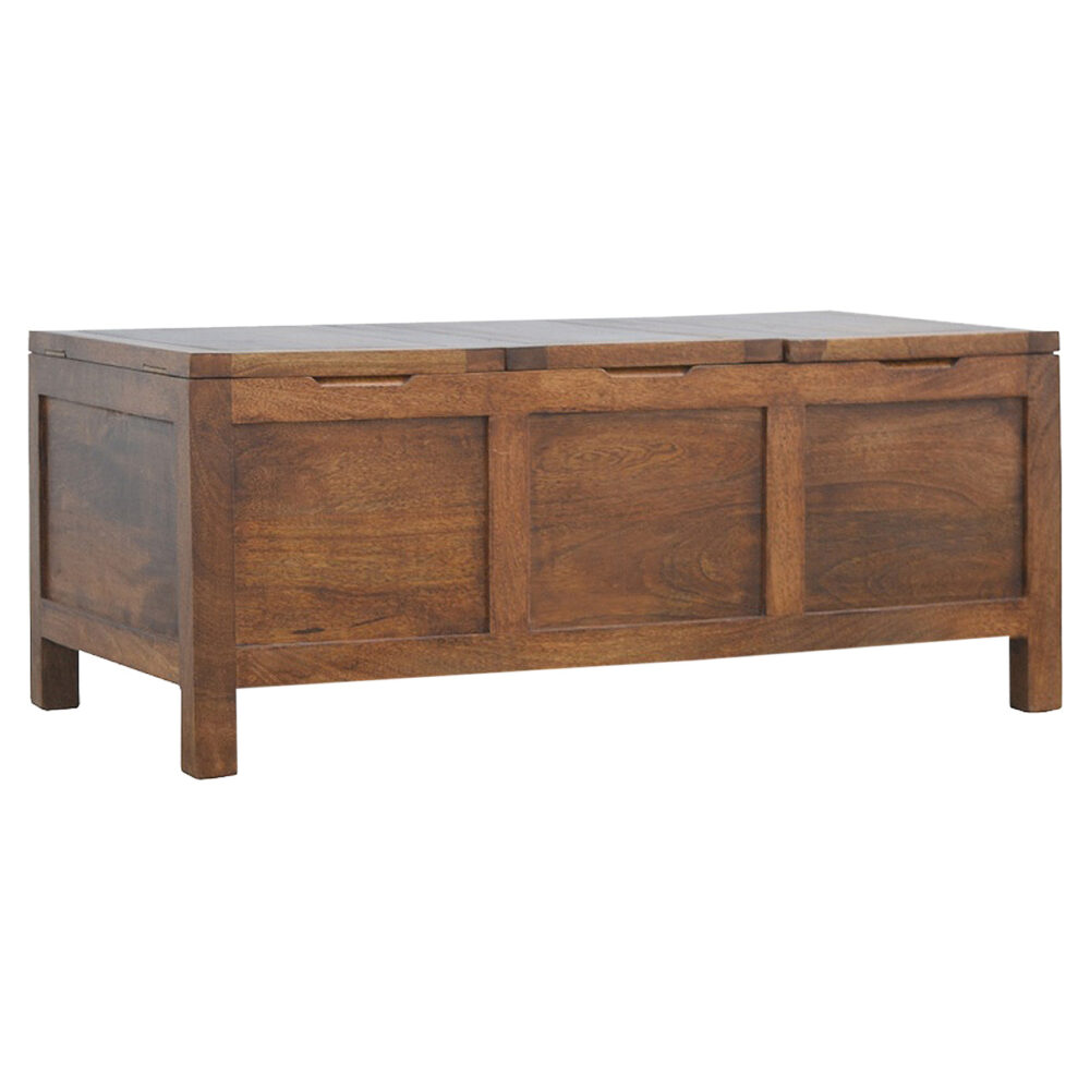 wholesale Solid Wood Oblong Tucker Table with 3 comparments and x6 Wine Holding Slots for resale