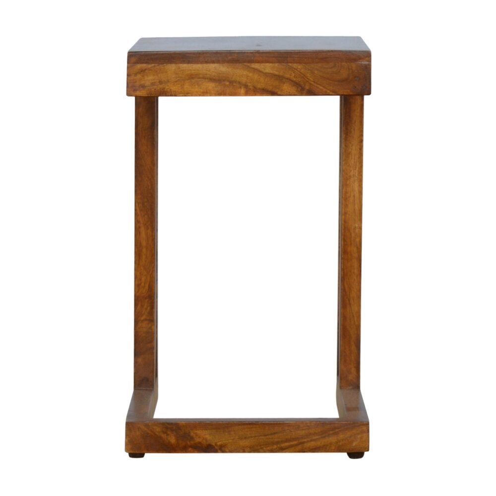 Chestnut Finish One-sided End Table wholesalers
