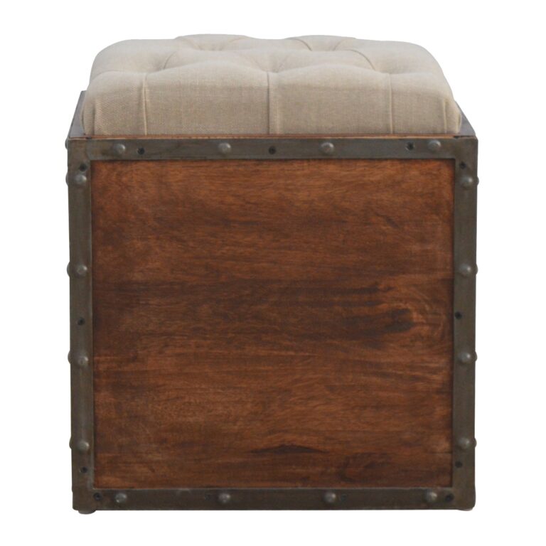 Country Style Box Storage Box With Padded Seat for resale