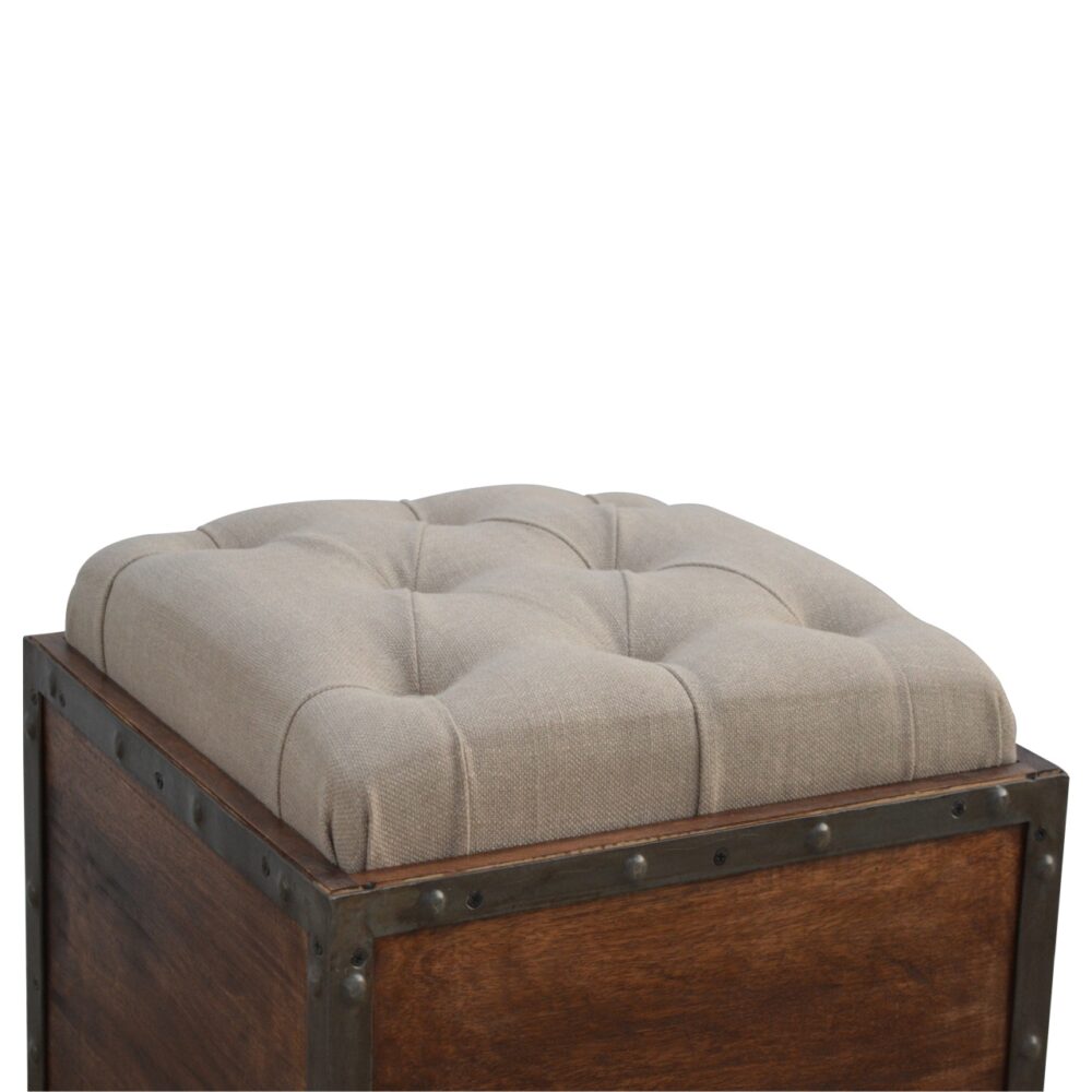 Country Style Box Storage Box With Padded Seat dropshipping
