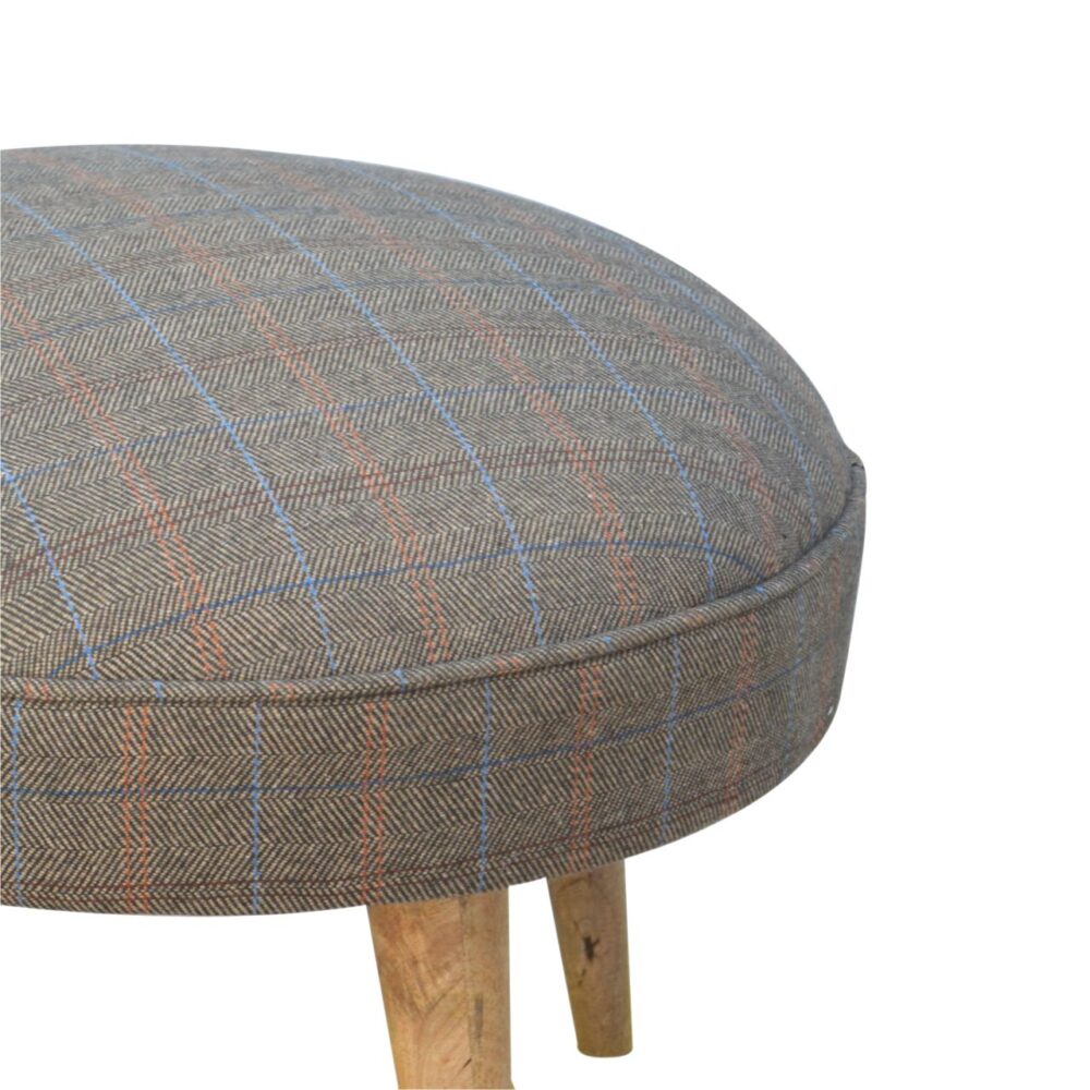 Multi Tweed Nordic Style Footstool for reselling