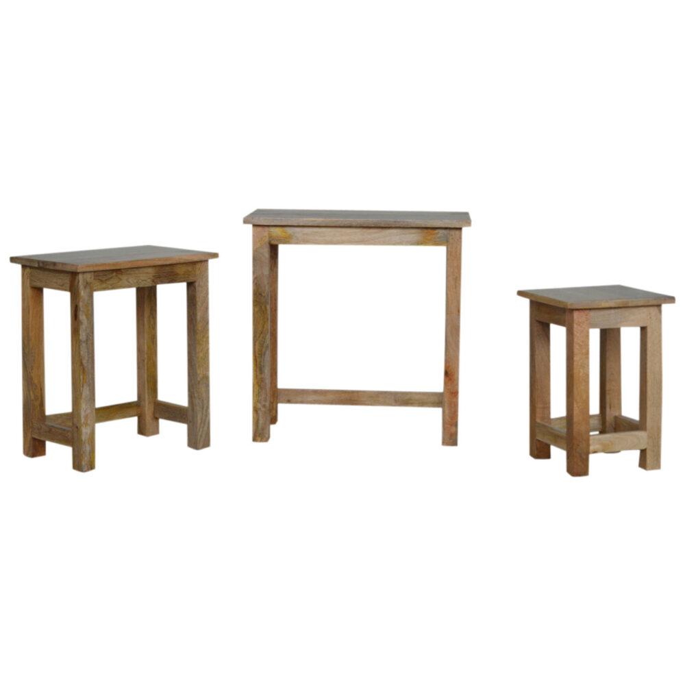 wholesale Country Solid Wood Stool Set of 3 for resale