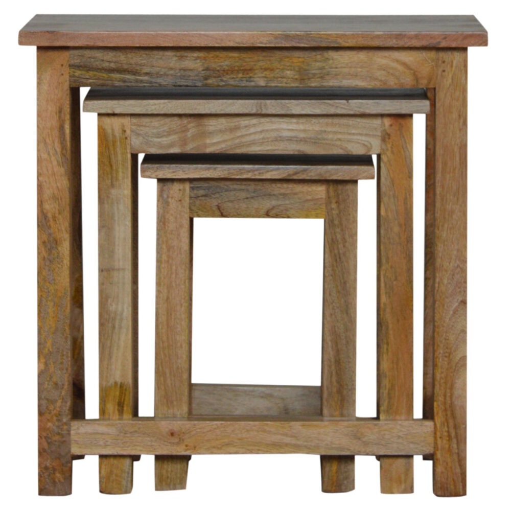 Country Solid Wood Stool Set of 3 wholesalers