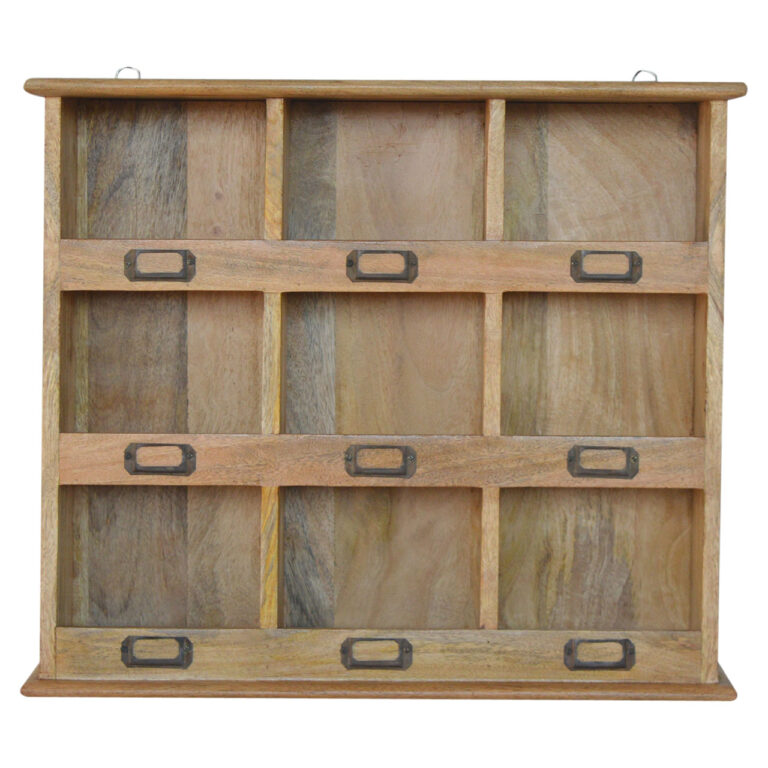 Wall Mounted Storage Unit with 9 Slots for resale