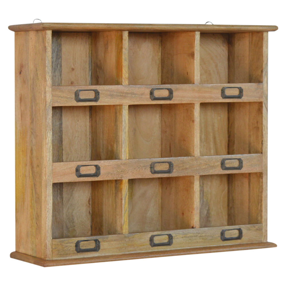 Wall Mounted Storage Unit with 9 Slots for resell
