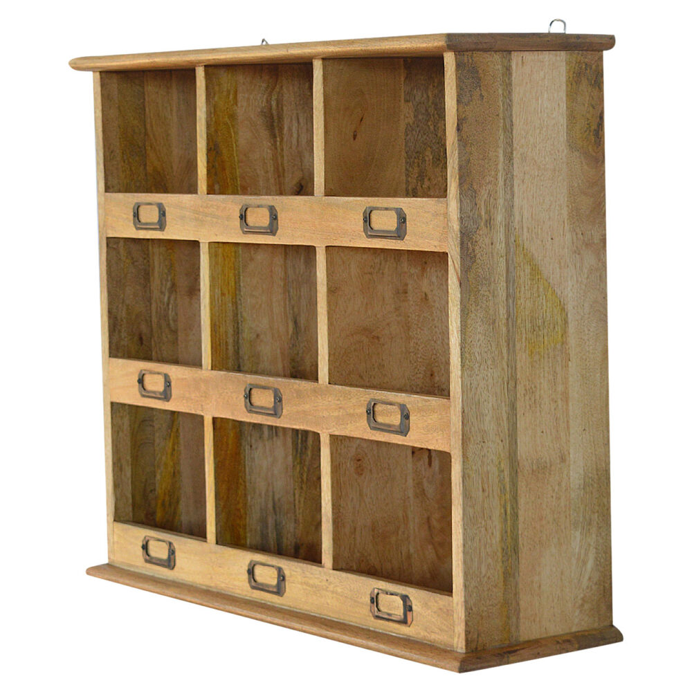 Wall Mounted Storage Unit with 9 Slots dropshipping