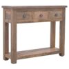 wholesale Solid Wood Hallway Console Table with 3 Drawers for resale