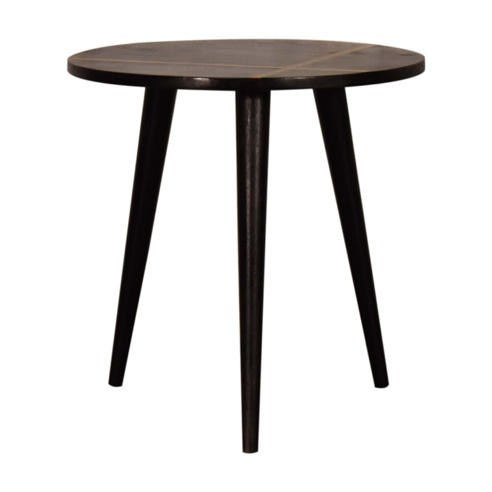 Walnut Gold Inlay End Table wholesalers