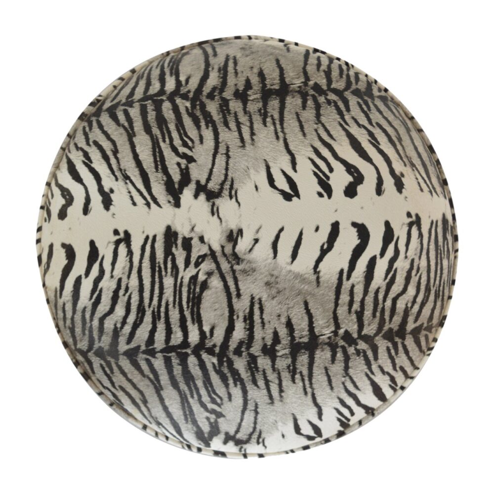 IN1219 - Zebra Print Footstool dropshipping