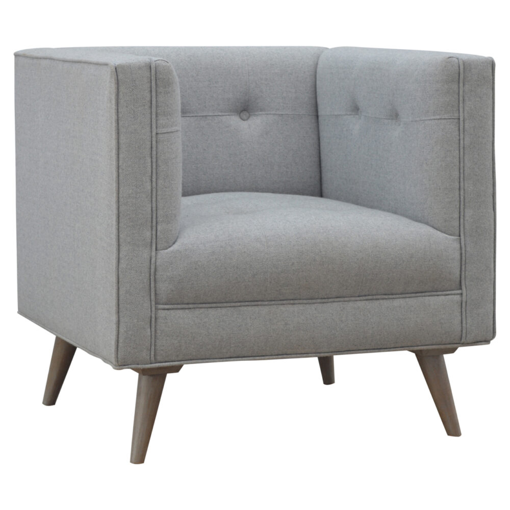 wholesale Grey Tweed Armchair for resale