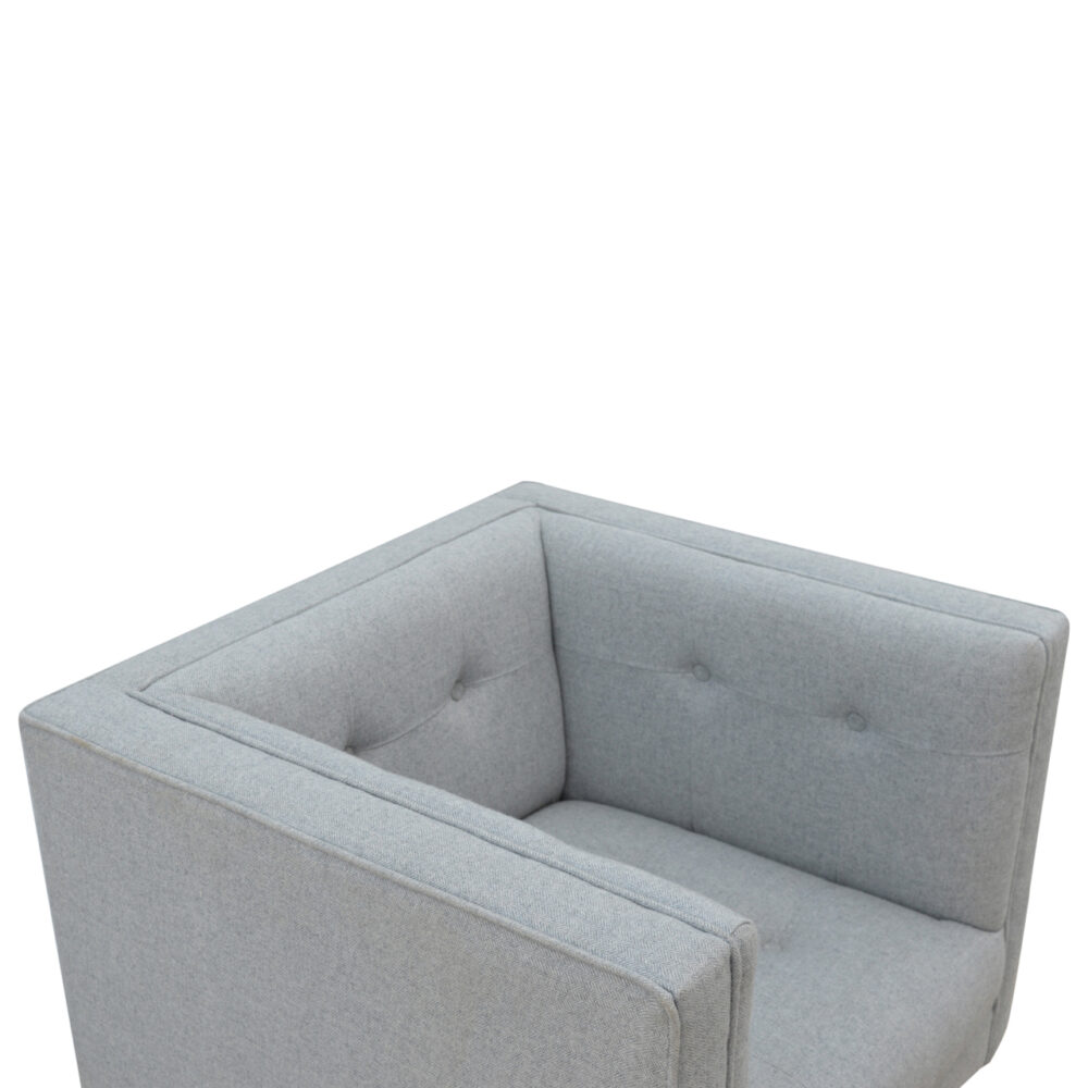 Grey Tweed Armchair for reselling