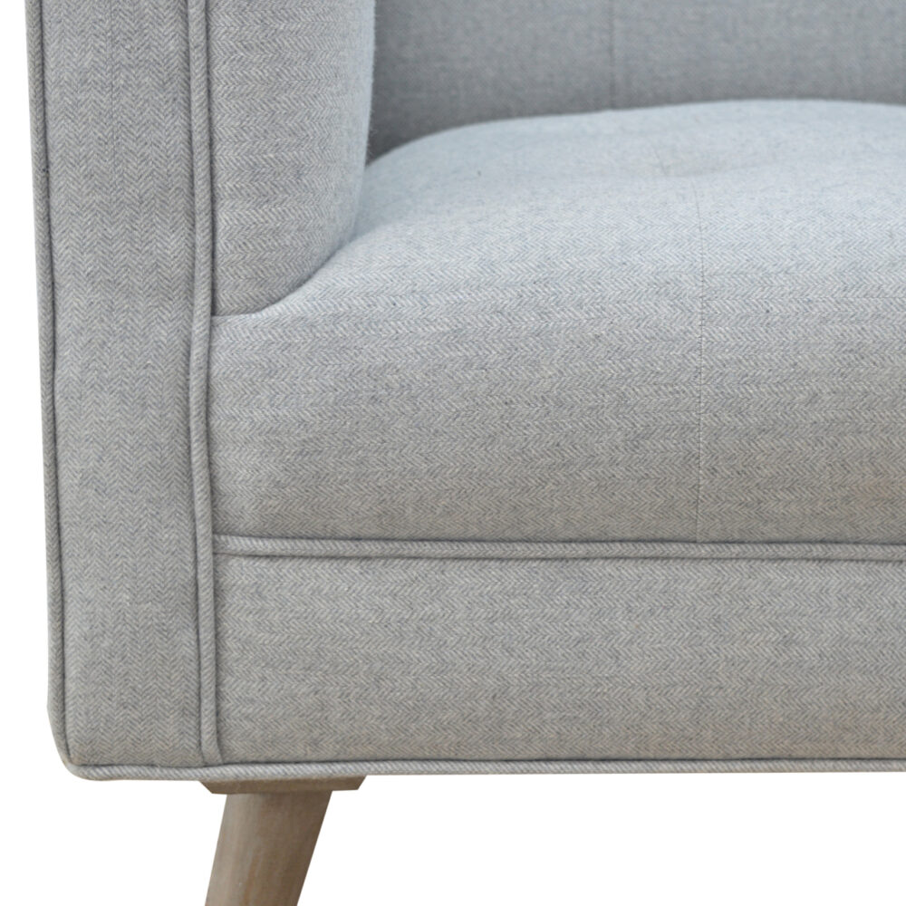 Grey Tweed Armchair for wholesale