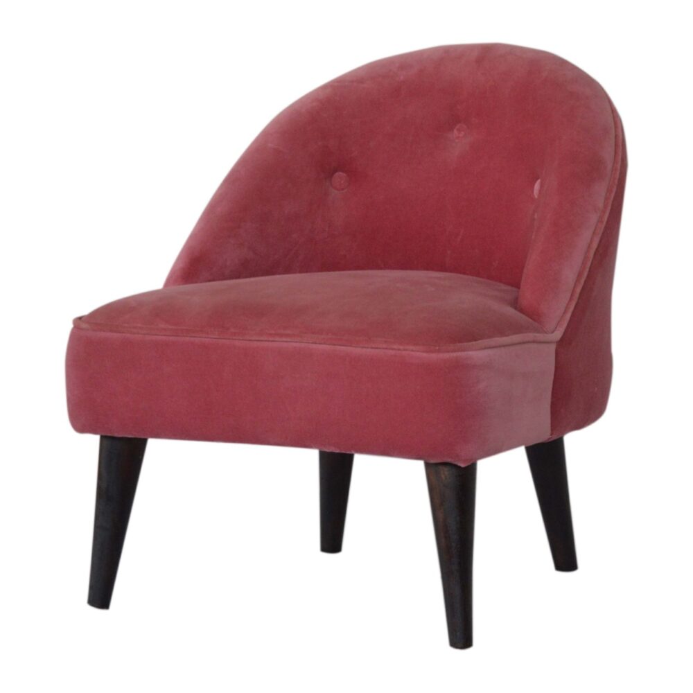 Pink Velvet Deep Button Chair dropshipping