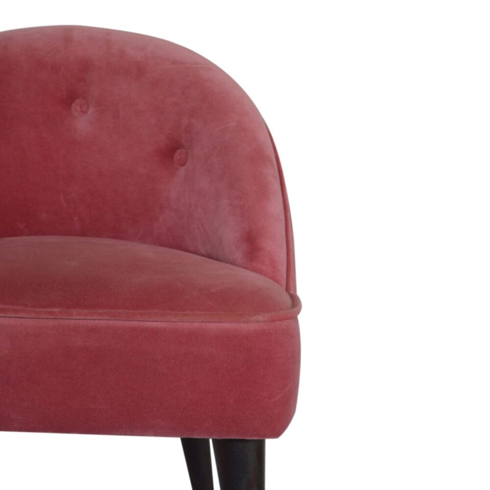 wholesale Pink Velvet Deep Button Chair for resale