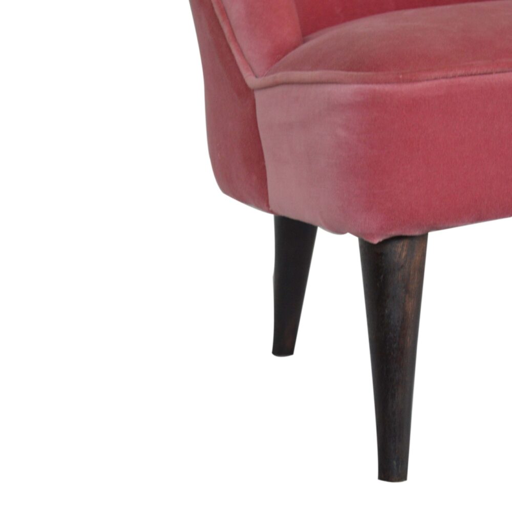 Pink Velvet Deep Button Chair for reselling