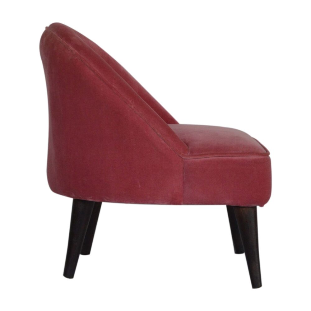bulk Pink Velvet Deep Button Chair for resale
