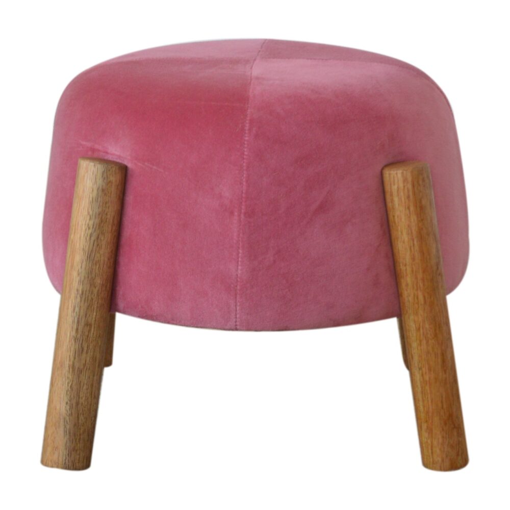 wholesale Pink Velvet Cone Footstool for resale