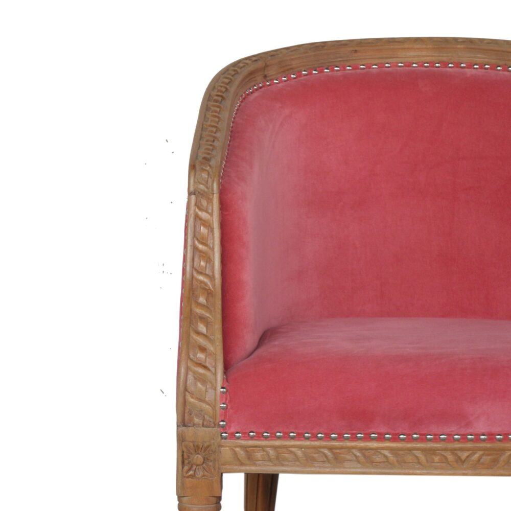 wholesale Pink Velvet Occasional Chair for resale