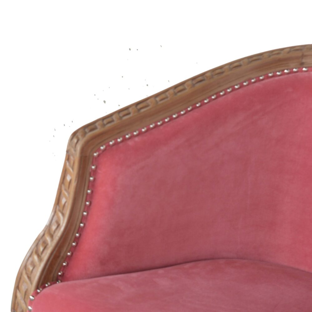 Pink Velvet Occasional Chair for resell