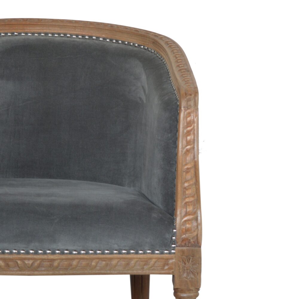 wholesale Grey Velvet Occasional Chair for resale