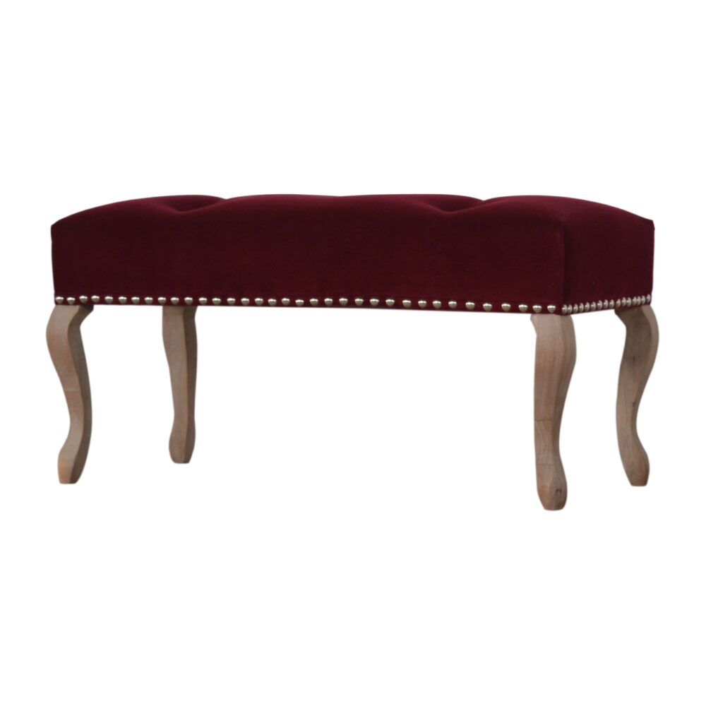 wholesale French Style Wine Red Bench for resale
