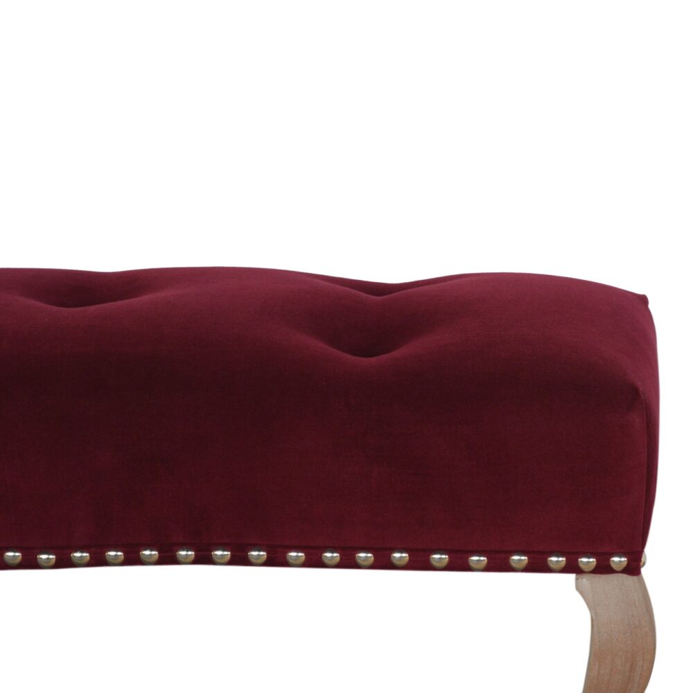 wholesale French Style Wine Red Bench for resale