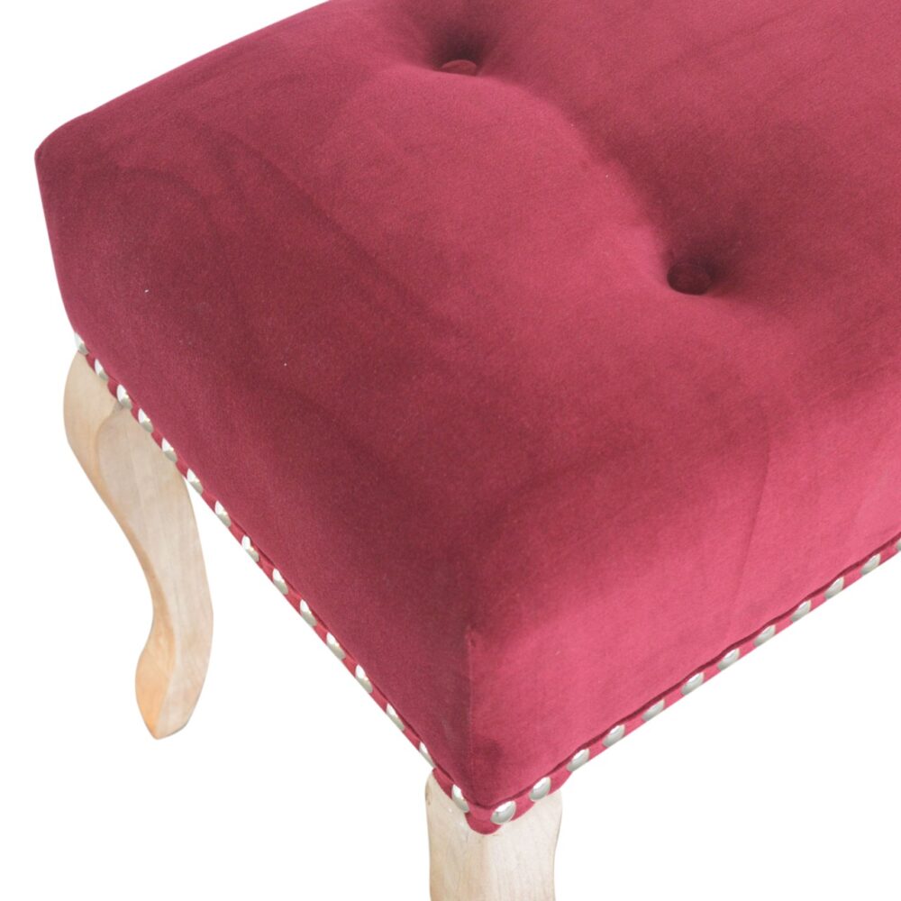 French Style Wine Red Bench for resell