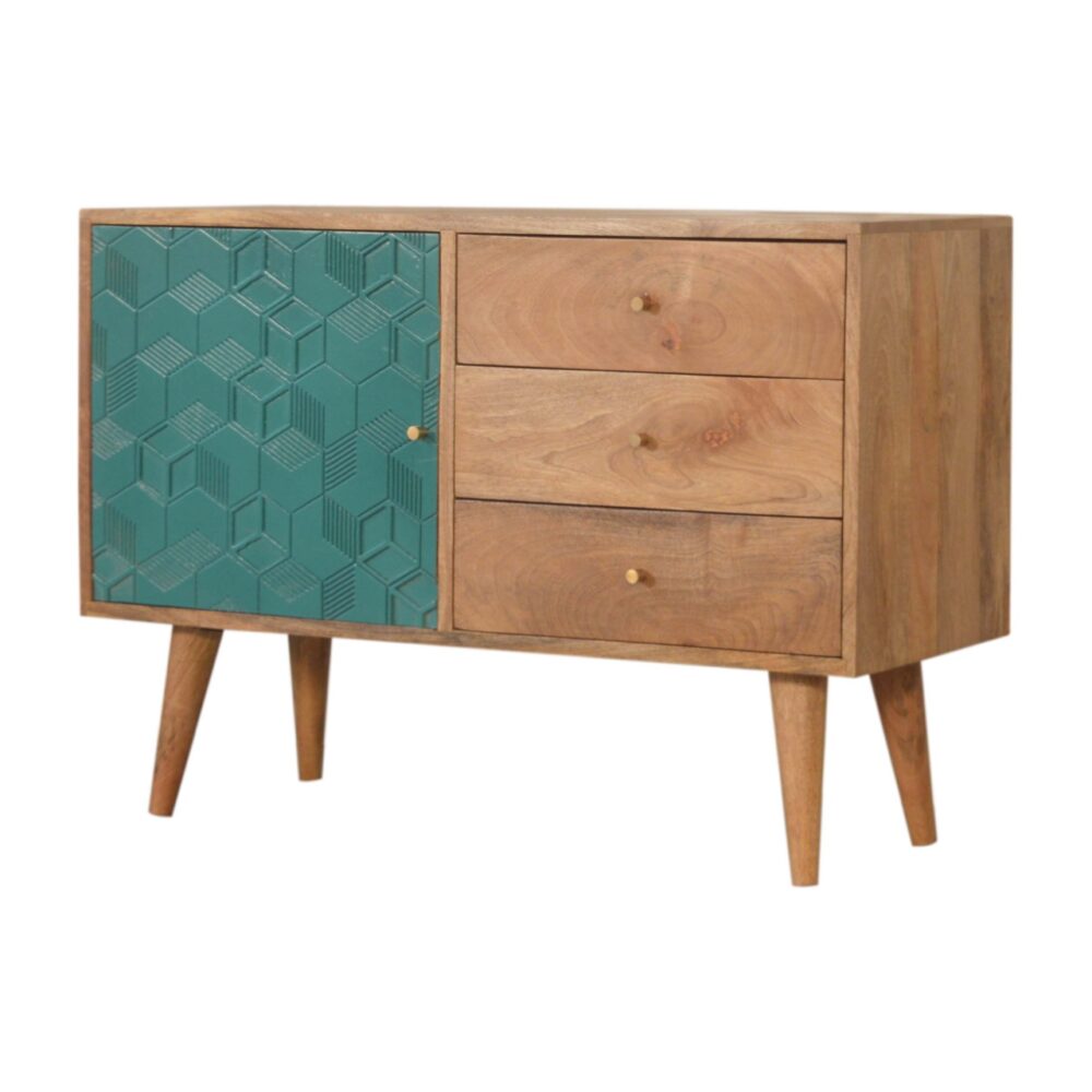 wholesale Acadia Teal Cabinet with Drawers for resale