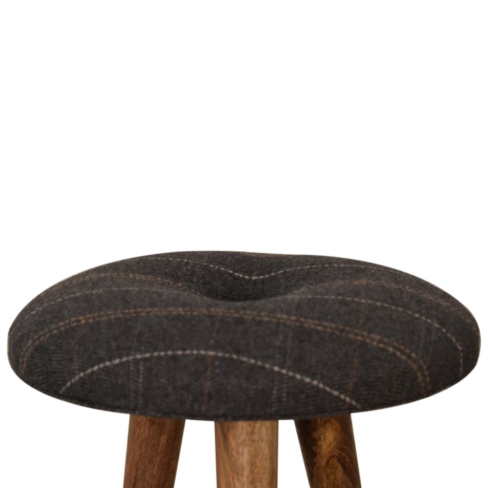 Tweed Patterned Footstool dropshipping