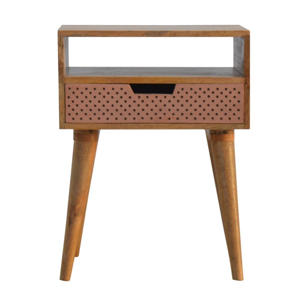 Perforated Copper Bedside with Open Slot wholesalers