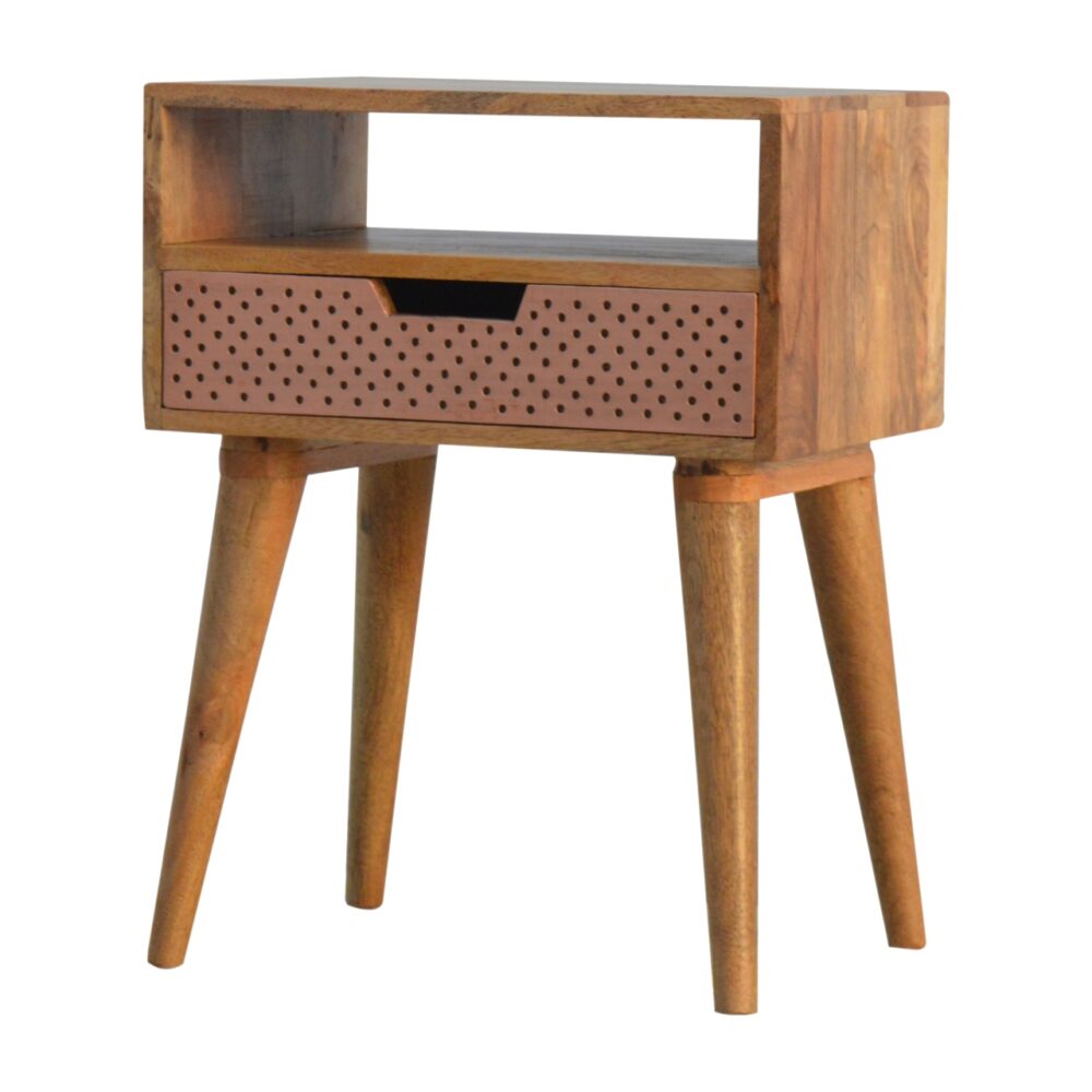 wholesale Perforated Copper Bedside with Open Slot for resale